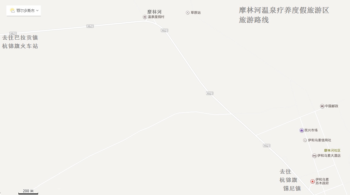 摩林河温泉疗养度假旅游区旅游路线