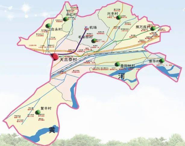 天吉泰镇行政区划